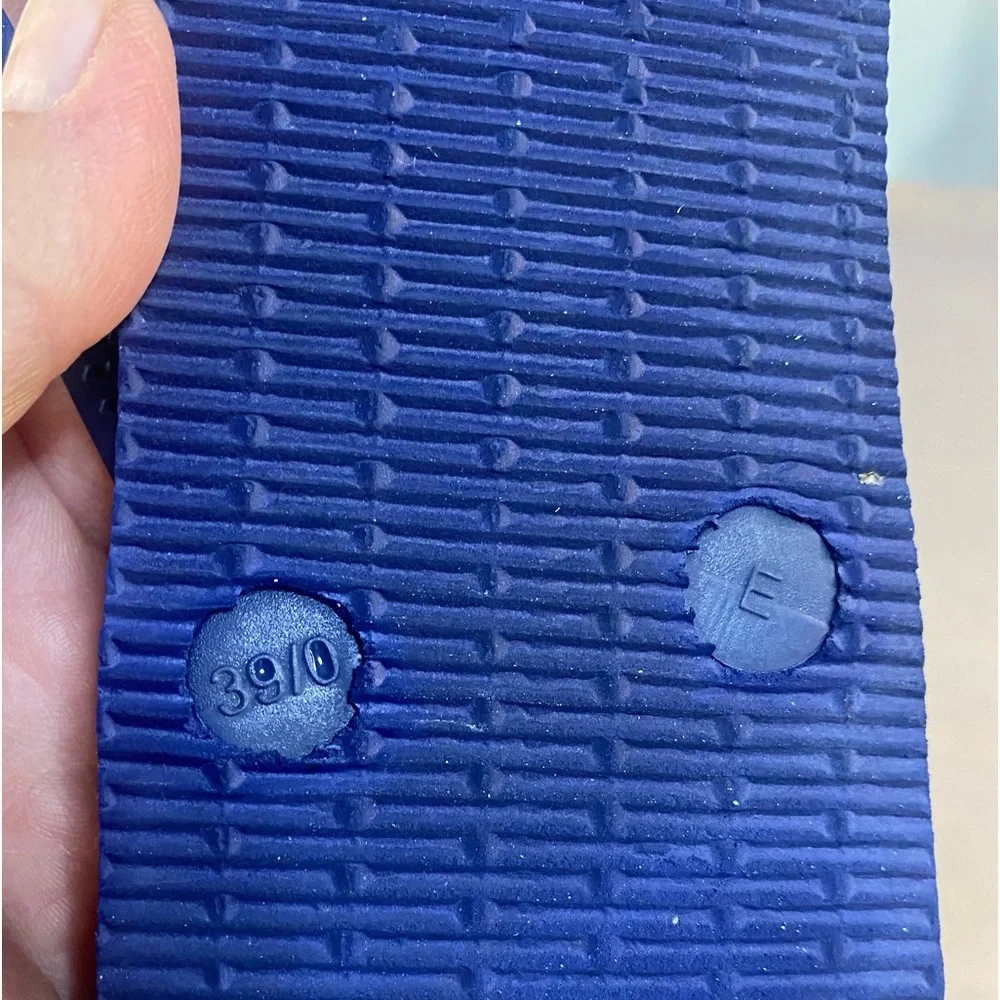 Havaianas‎ women’s USA logo flip flop sandals, slim, navy size 9/10 - Picture 7 of 10